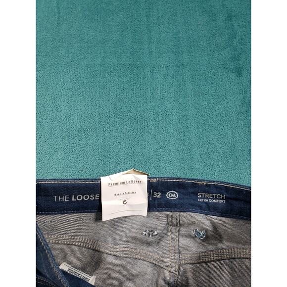 C&A Jeans Sz 28x28 Mens Blue Denim Stretch Pants Straight Button Closure NWT - Picture 3 of 13